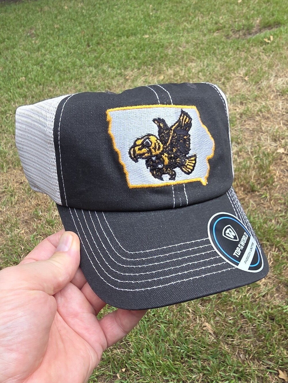 IOWA HAWKEYES|Top Of The World|One Hat Trick|Adjustable Trucker Dad Hat|Snap
